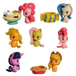 My Little Pony Mark Crew MLP Pinkie Pie & Friends 10Pc Mini Figures Playset Bndl